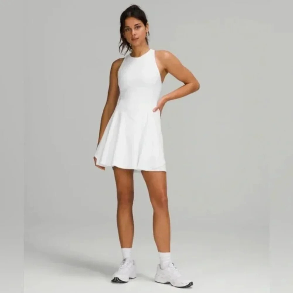 Lululemon Court Crush Dress Tennis Golf White Size 2